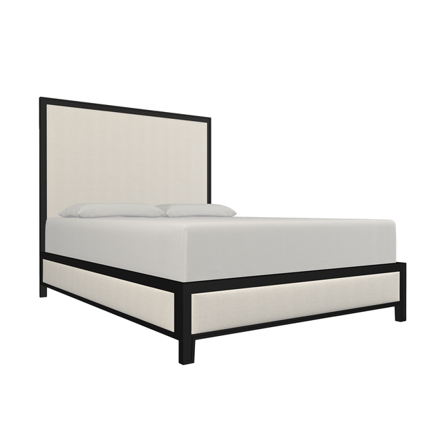 Harmony Upholstered & Iron Bed